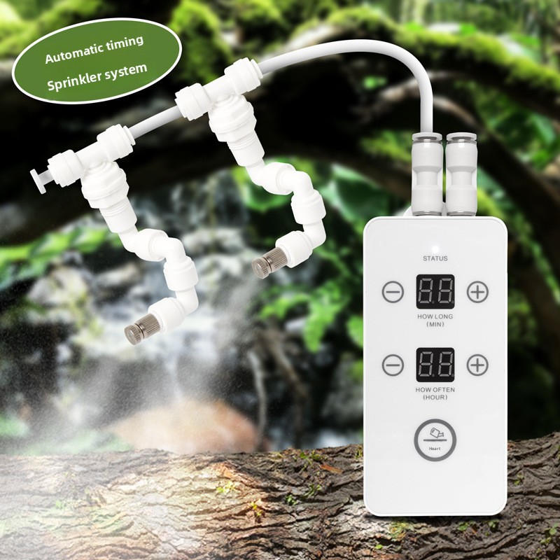 Smart Humidifier - Sistem Penyemprotan Kabut Otomatis untuk Reptil