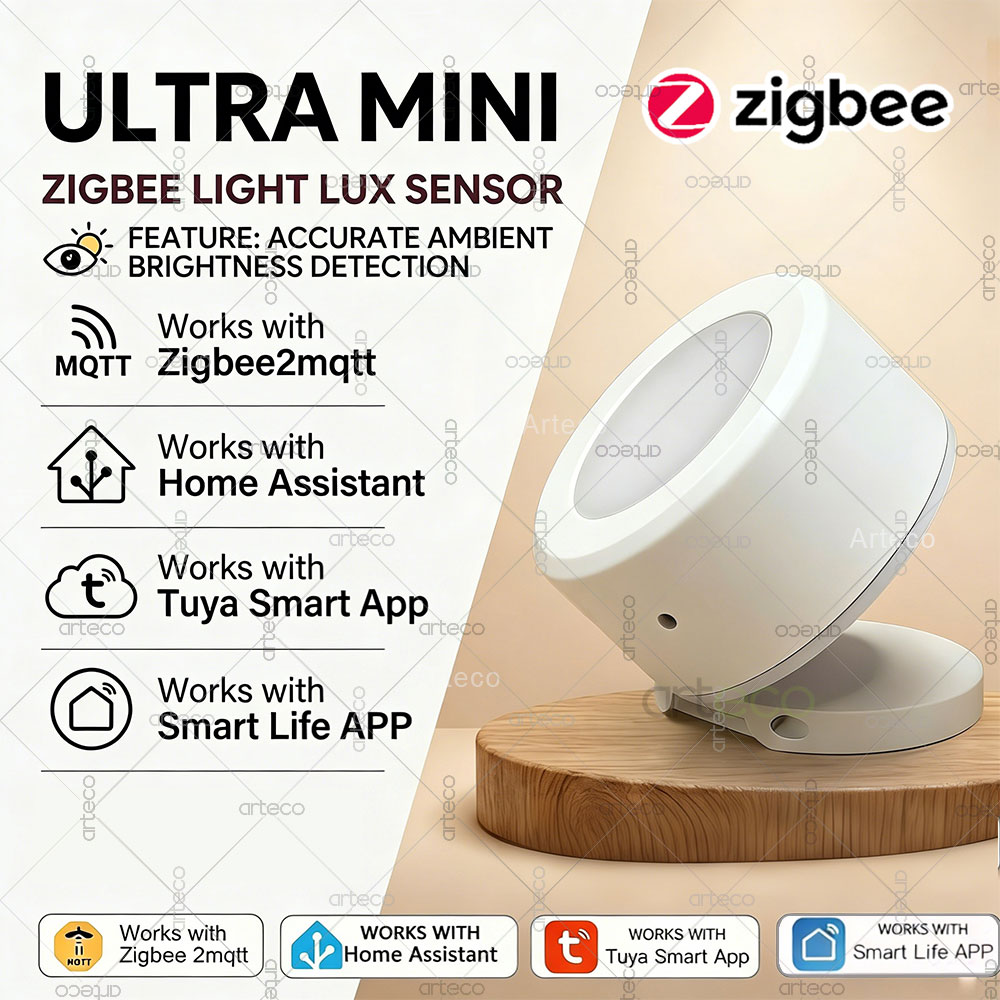 Smart Home Ikea - Sensor Cahaya Zigbee Ultra Mini Detektor
