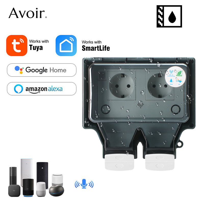 Smart Home Europe - Avoir Tuya Soket Listrik Dinding Ip66