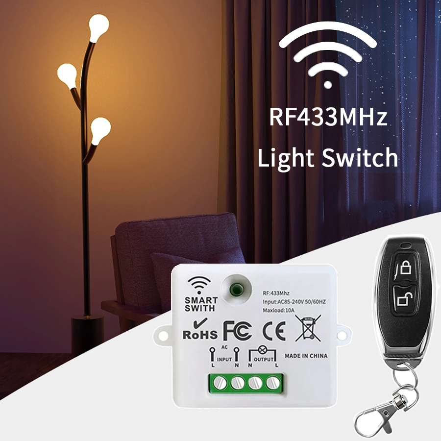 Smart Home Remote - Sakelar Kontrol Jarak Jauh Nirkabel RF