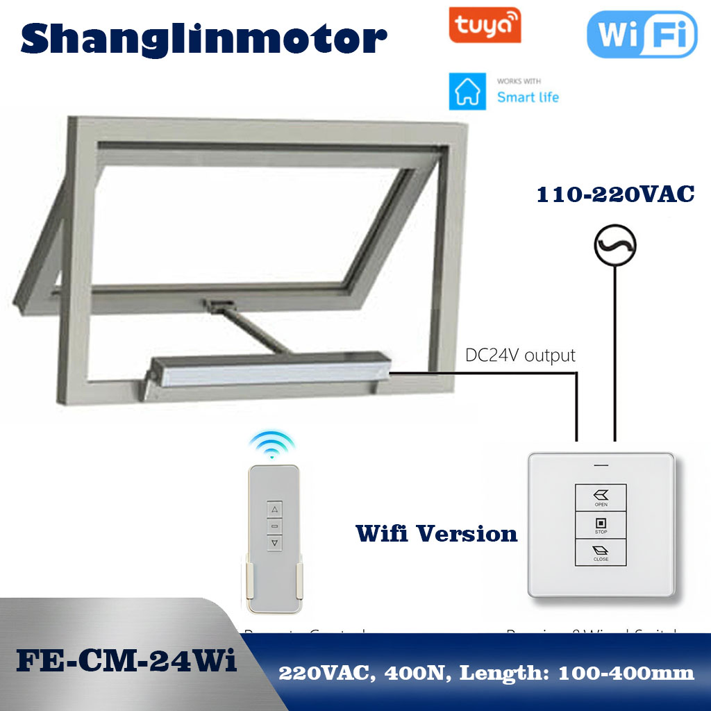Smart Home Registration - Pembuka Jendela Pintar WiFi Tuya 100-240V