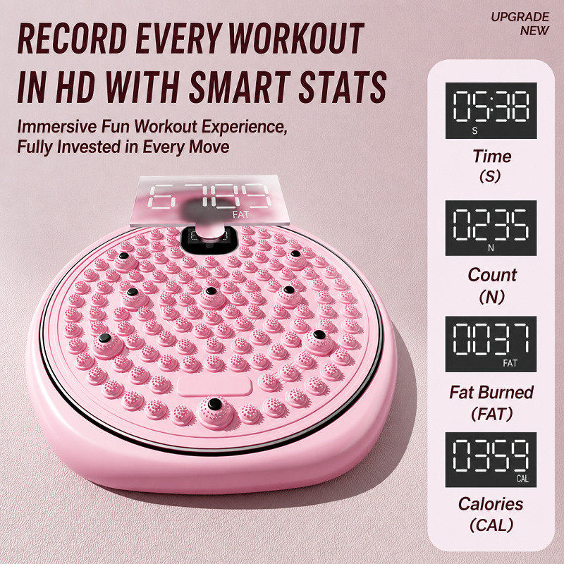 Smart Home Wellness - Alat Pemutar Pinggang dengan Batu Magnetik
