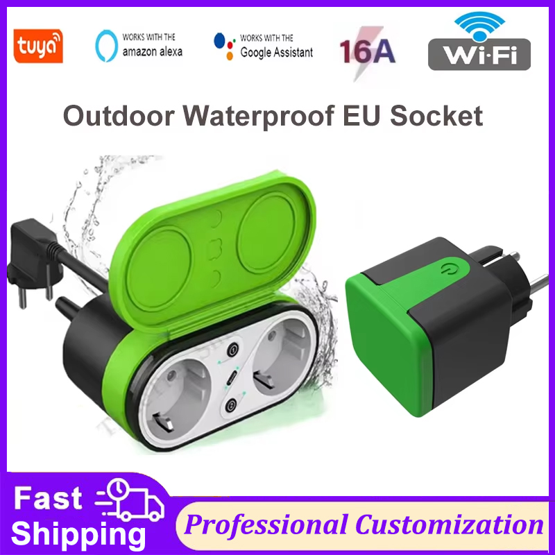Smart Home Europe - Tuya EU 16A Wifi Smart Outdoor