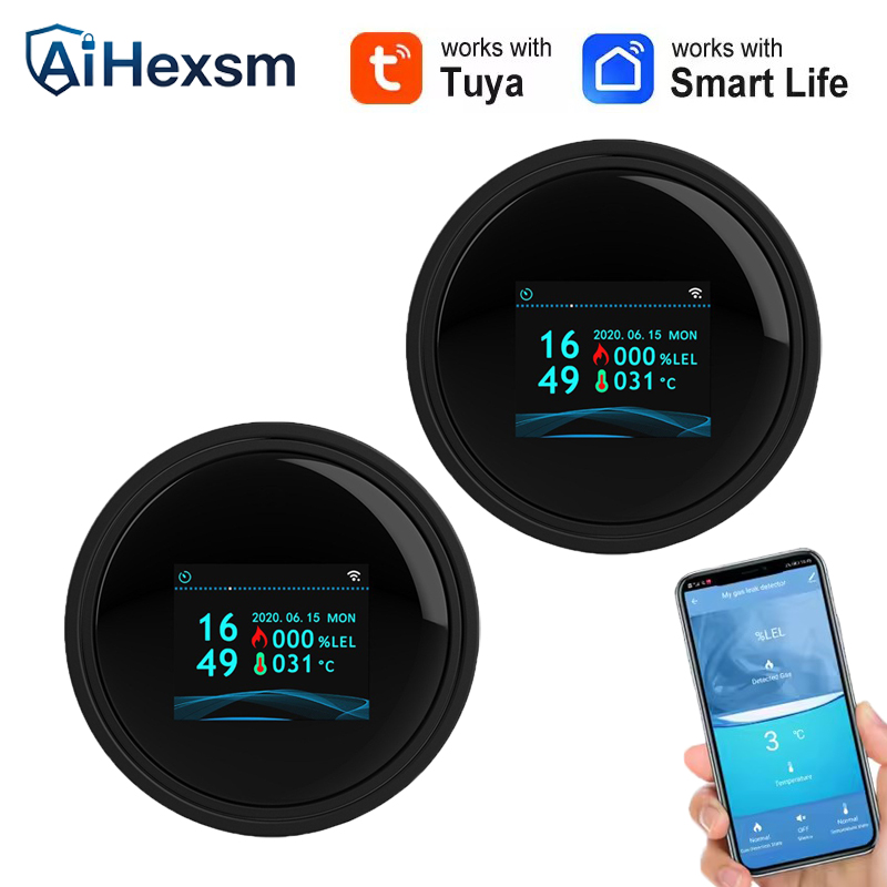 Smart Home Ikea - Detektor Gas Mudah Terbakar Tuya Wifi