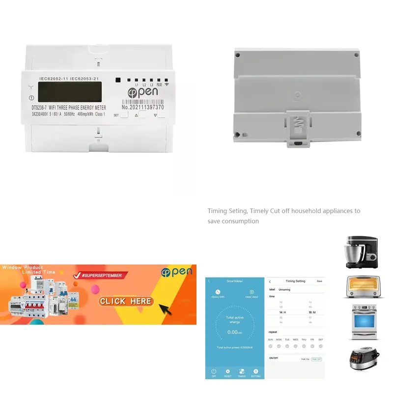 Smart Home Remote - Meter Energi Cerdas Tiga Fasa dengan