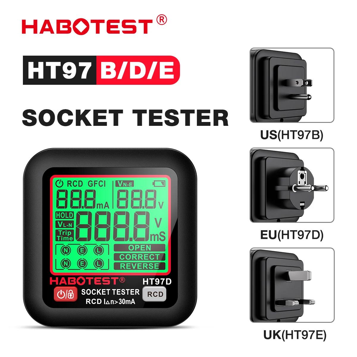 Smart Home Europe - HABOTEST HT97 Penguji Soket Digital Detektor