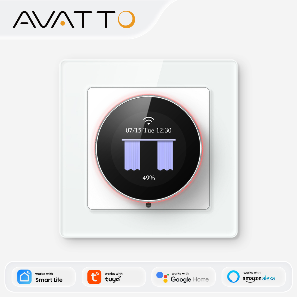 Smart Home Europe - AVATTO WiFi Smart Knob Curtain Switch,