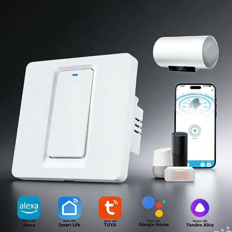 Smart Home Remote - Sakelar Pemanas Air Pintar/Kontrol Sentuh WiFi