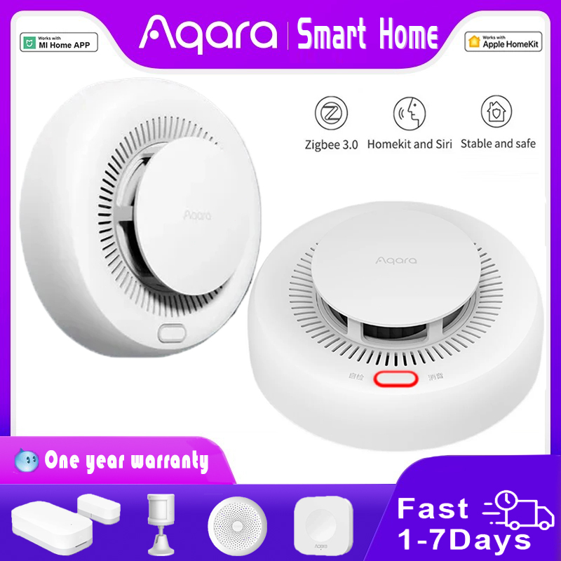 Smart Home Hub Apple - Detektor Asap Aqara Baru Zigbee Monitor