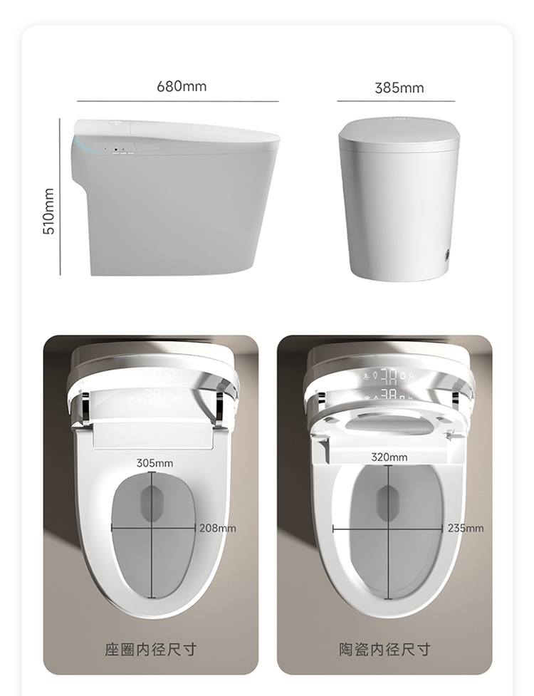 Smart Home Remote - Toilet Pintar Otomatis Terlaris dengan Fungsi