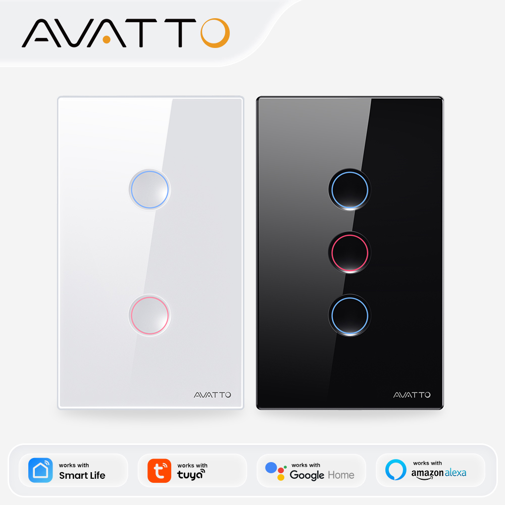 Smart Home Remote - AVATTO 1/2/3/4 Gang ZigBee Saklar Lampu