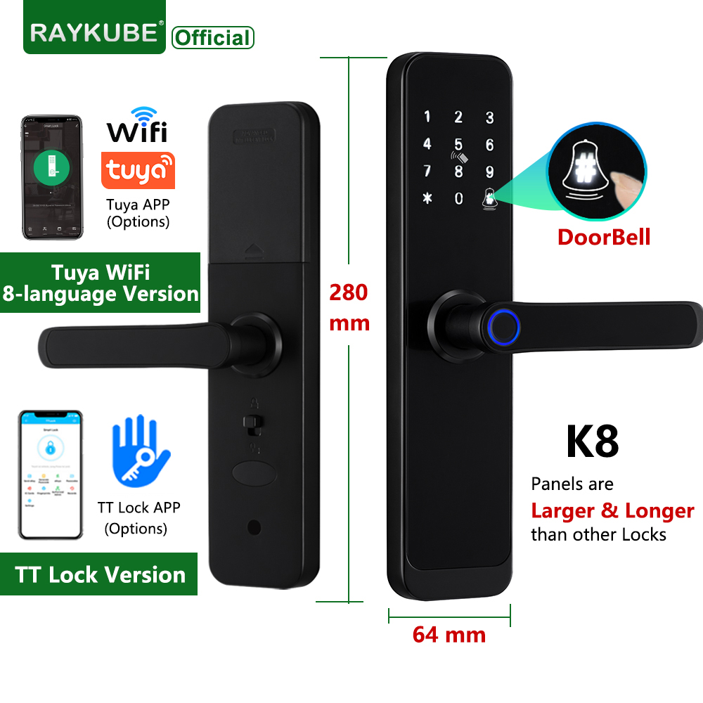 Smart Home Keyestudio - RAYKUBE K8 Kunci Pintu Pintar TTlock