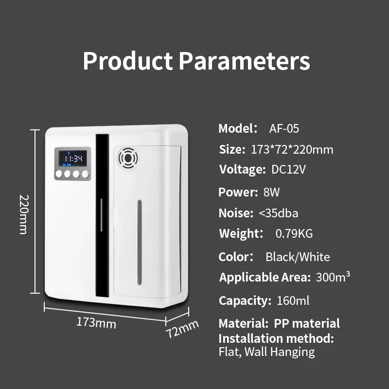 Smart Humidifier - NAMSTE 300m³ Diffuser Aroma Minyak Esensial