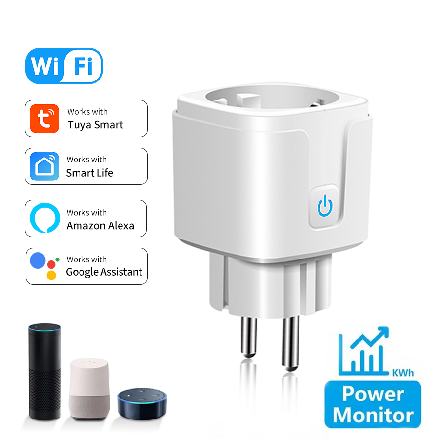 Smart Home Europe - Soket pintar Tuya colokan pintar EU