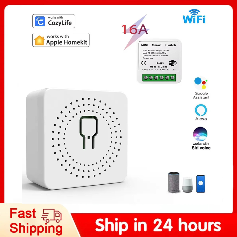 Smart Home Hub Apple - Saklar Pintar Mini Wifi, pemutus Relay