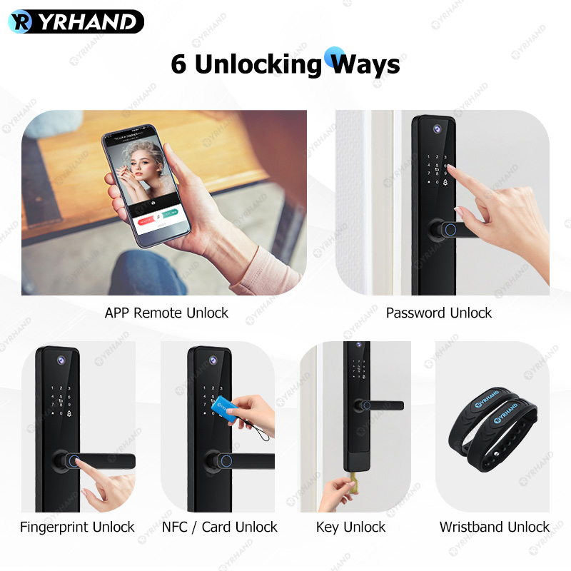 YRHAND Tuya kunci pintu cerdas - Smart Home Registration ulasan dan harga