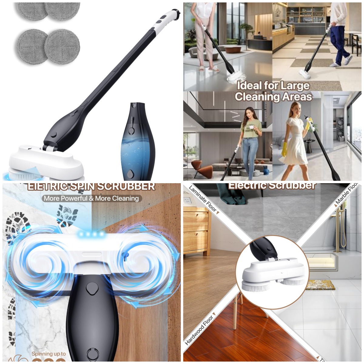 Alat Pembersih Lantai Elektrik - Smart Home Tools ulasan dan harga