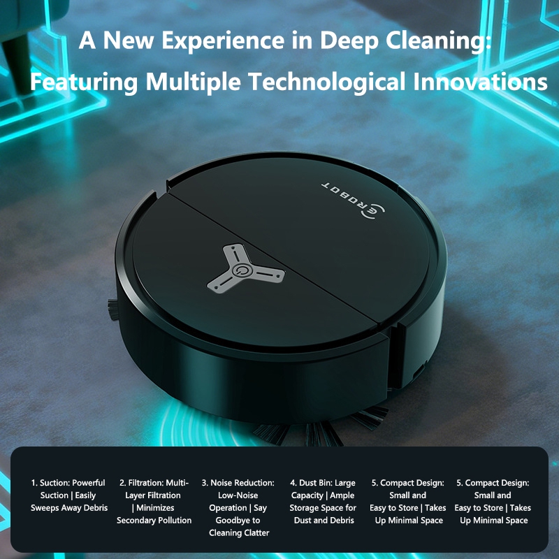 Robot Penyapu Pintar 3-in-1 Le - Smart Home Tools ulasan dan harga