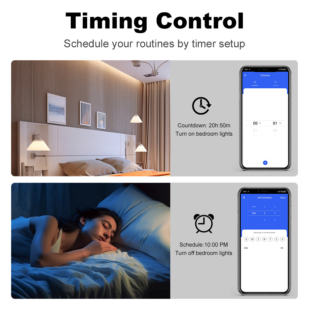 Sakelar Zigbee Pintar Manhot T - Smart Home Ikea ulasan dan harga