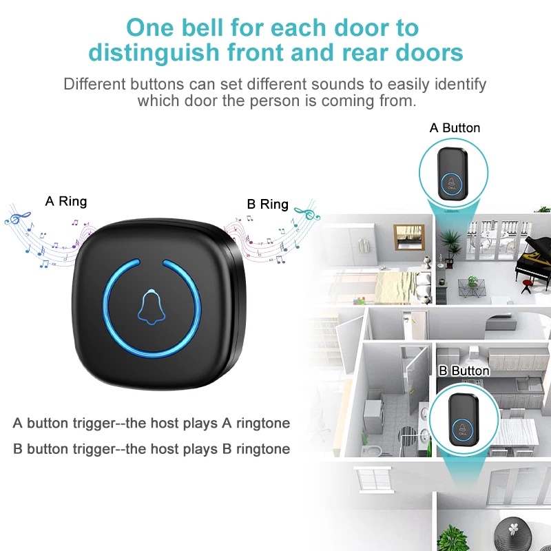 Bel Pintu Nirkabel Cerdas deng - Smart Home Europe ulasan dan harga