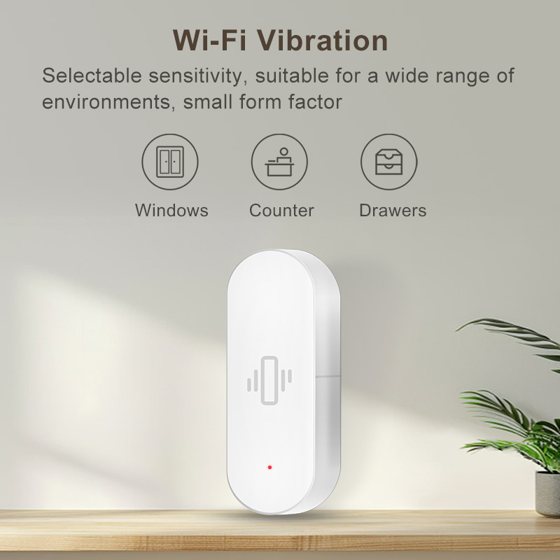 Sensor Getaran WiFi Tuya, Dete - Smart Home Tools ulasan dan harga