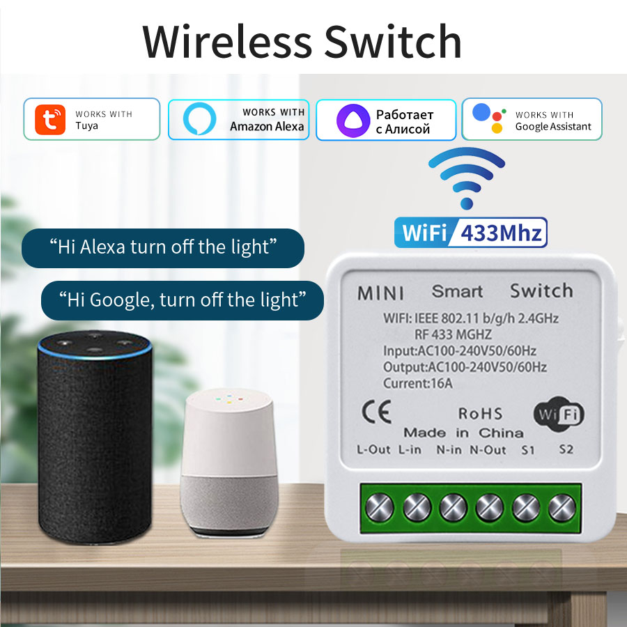 Sakelar WiFi Pintar 16A 20A Ko - Smart Home Ikea ulasan dan harga