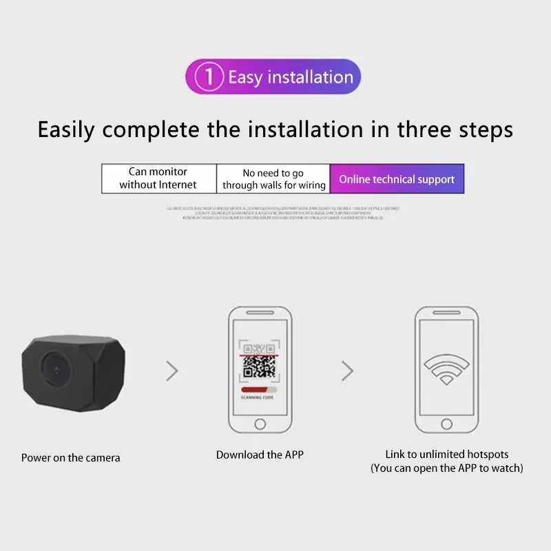 Kamera Keamanan WiFi 4K HD unt - Smart Home Remote ulasan dan harga