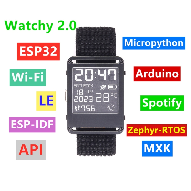 K0EA ESP32 Jam Tangan Pintar J - Smart Home Open Source ulasan dan harga