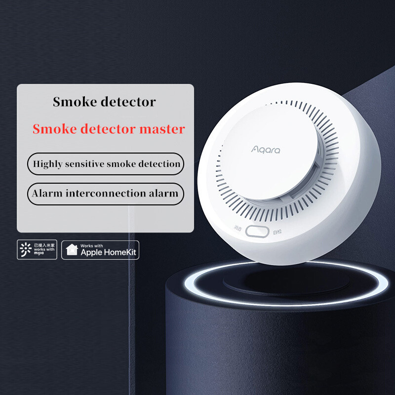 Aqara Sensor detektor asap cer - Smart Home Hub Apple ulasan dan harga