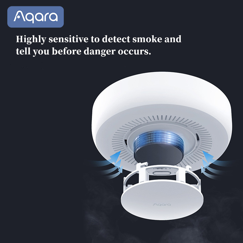 Aqara Sensor detektor asap cer - Smart Home Hub Apple ulasan dan harga
