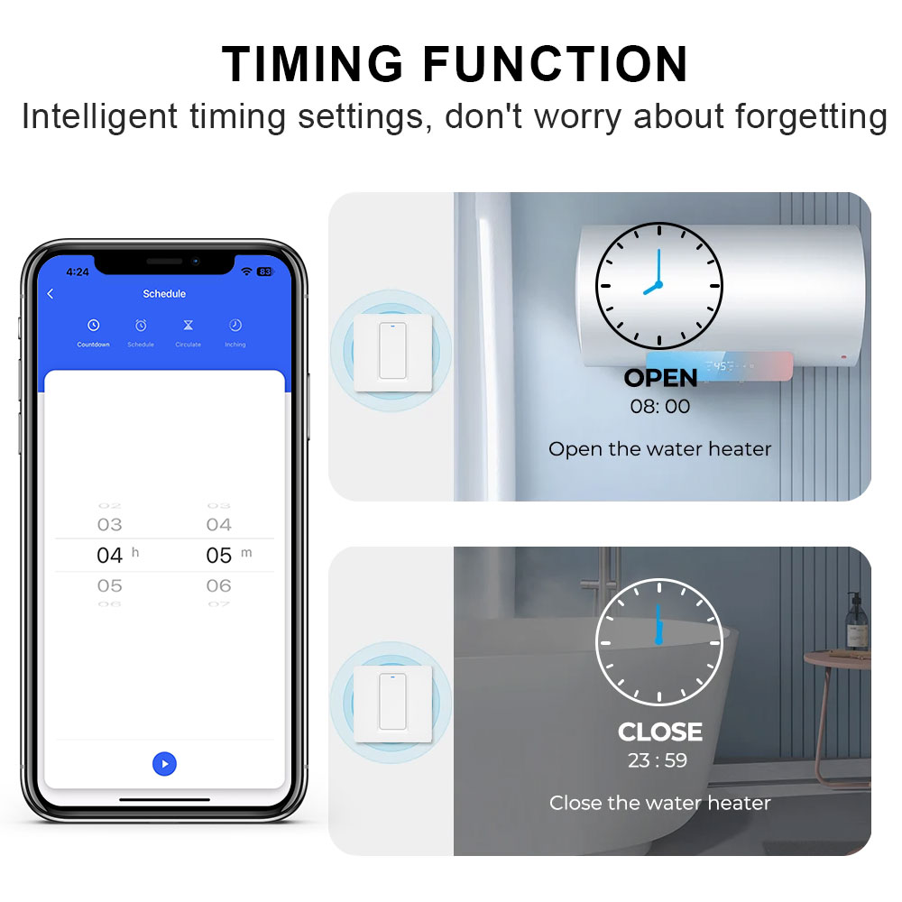 Sakelar Pemanas Air Pintar/Kon - Smart Home Remote ulasan dan harga