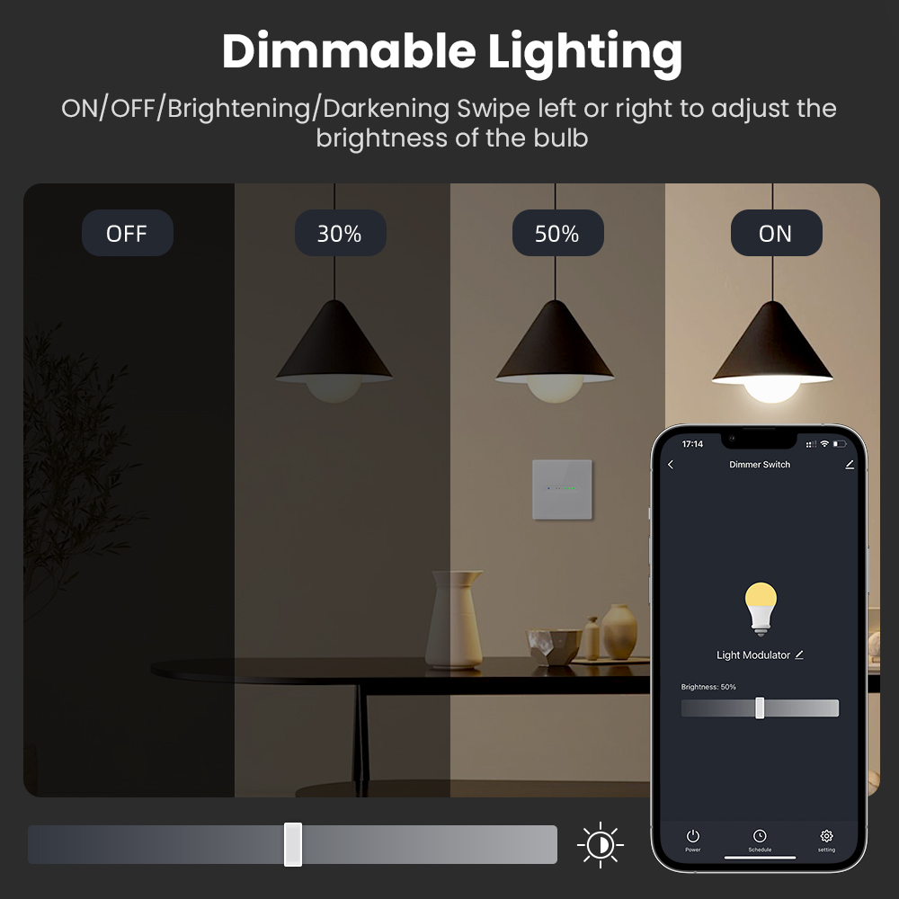 AVATTO WiFi 1/2 Gang Smart Dim - Smart Home Remote ulasan dan harga