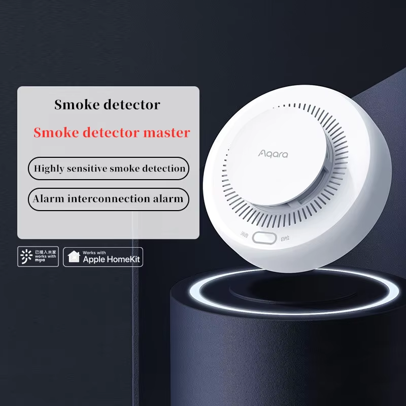 Sensor Detektor Asap Aqara Mon - Smart Home Hub Apple ulasan dan harga