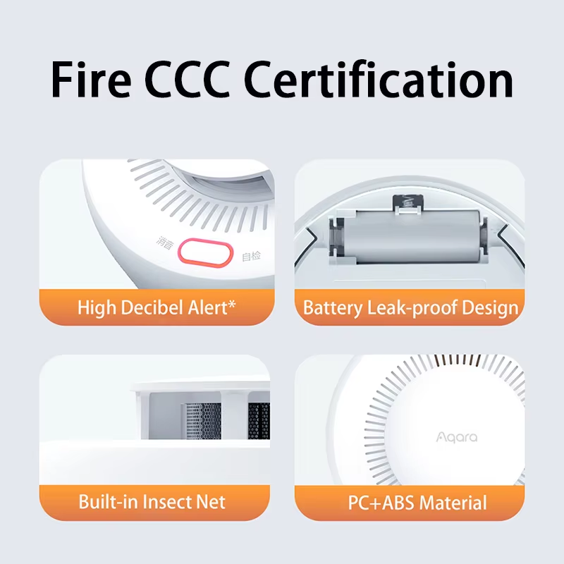 Sensor Detektor Asap Aqara Mon - Smart Home Hub Apple ulasan dan harga