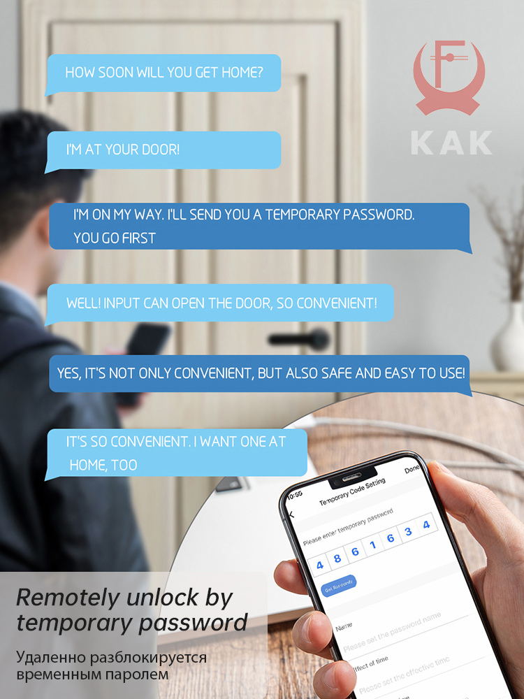 KAK kunci pintu sidik jari cer - Smart Home Registration ulasan dan harga