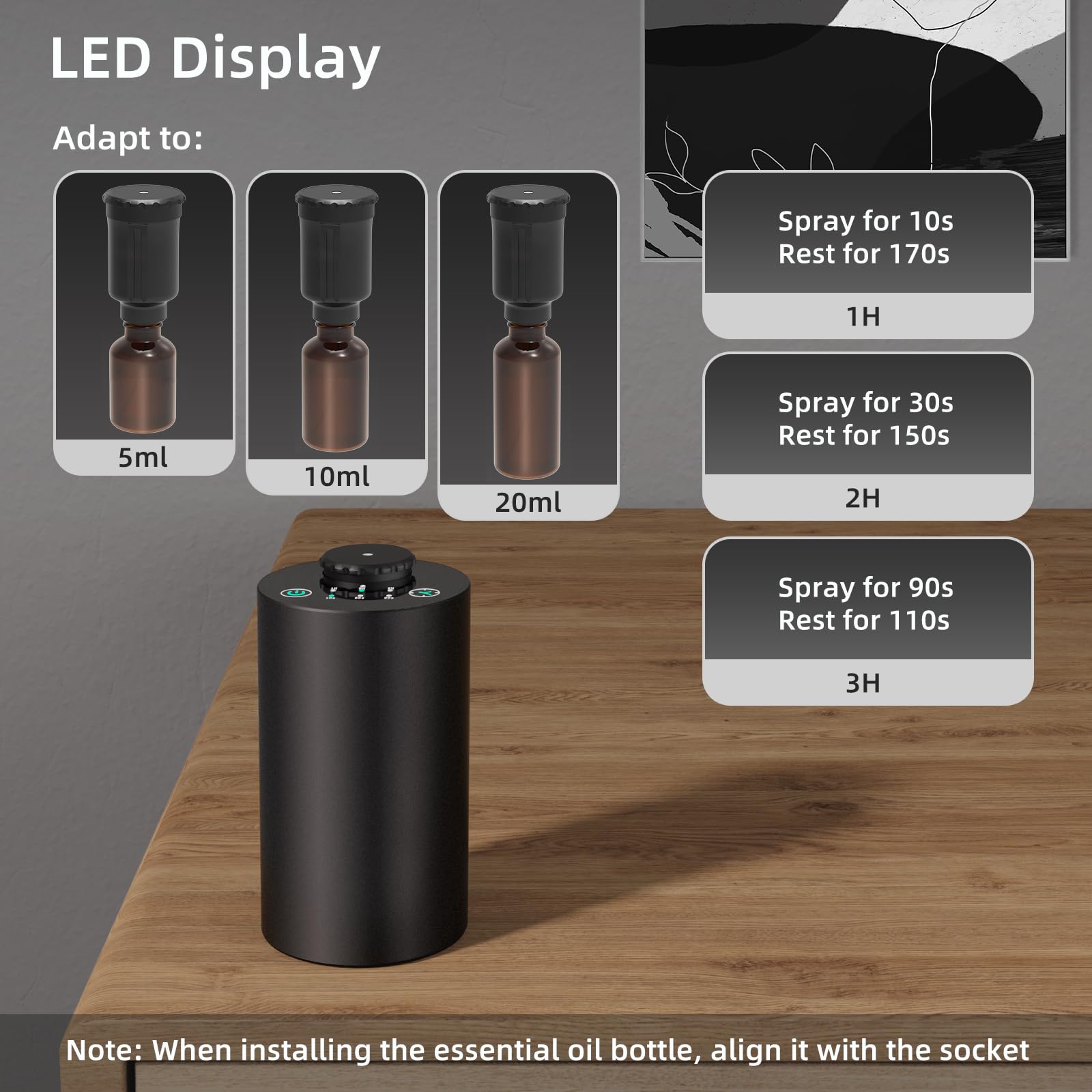 Diffuser Minyak Esensial Tanpa - Smart Home Fragrance Diffuser ulasan dan harga