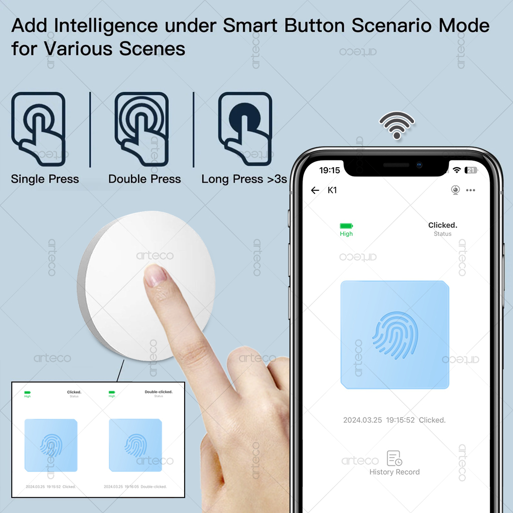 Tombol Zigbee Sakelar Adegan N - Smart Home Keyestudio ulasan dan harga