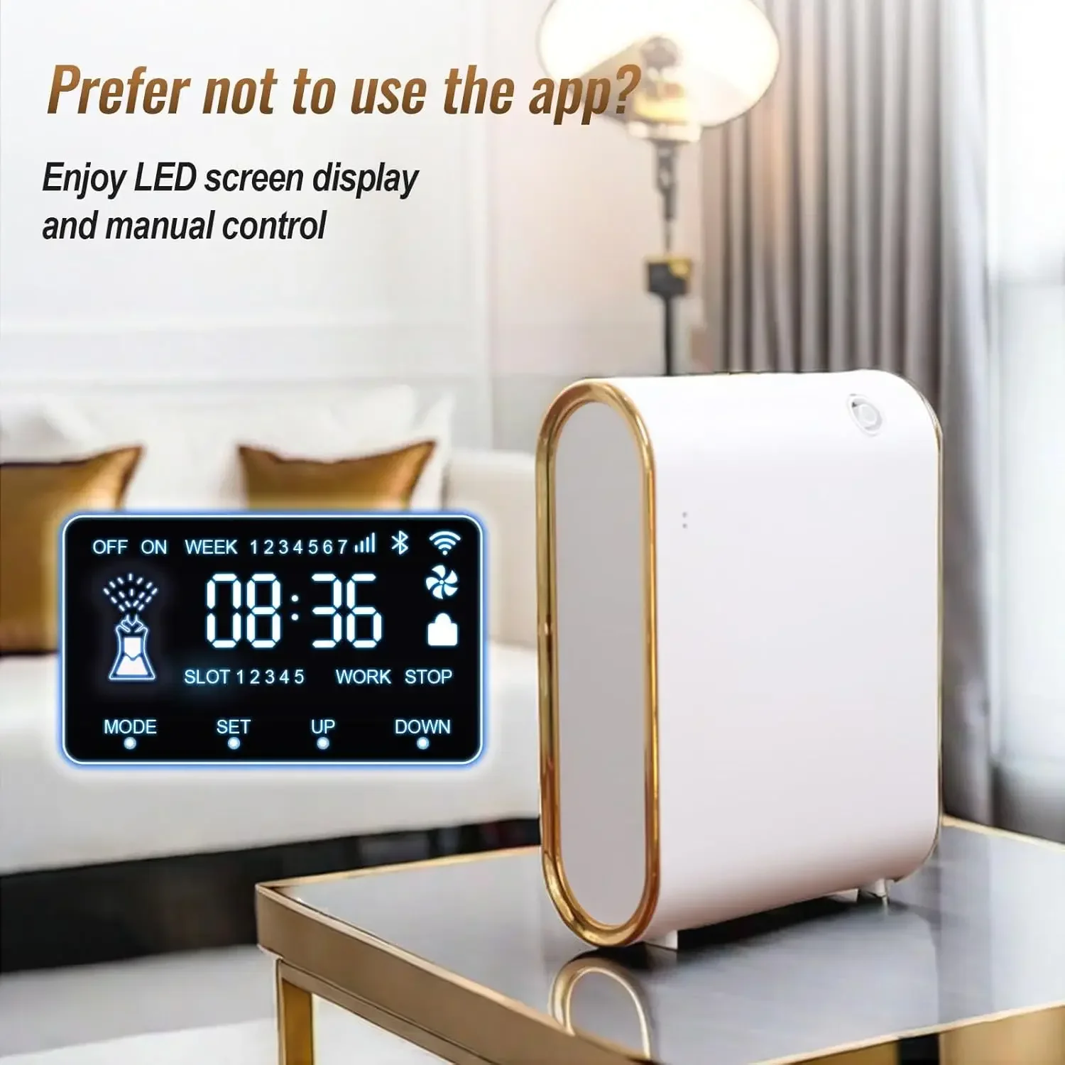 Penyebar Pengharum Ruangan Tan - Smart Home Fragrance Diffuser ulasan dan harga