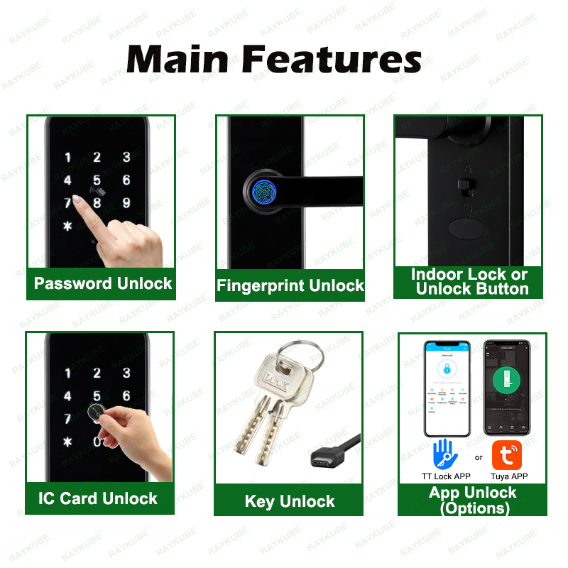 RAYKUBE K8 Kunci Pintu Pintar  - Smart Home Keyestudio ulasan dan harga
