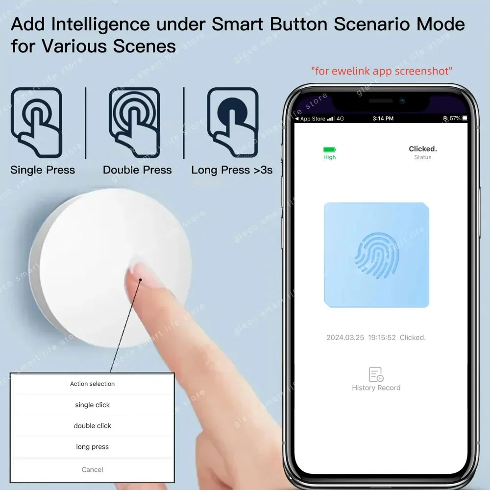 Zigbee Scene Button Push Switc - Smart Home Keyestudio ulasan dan harga