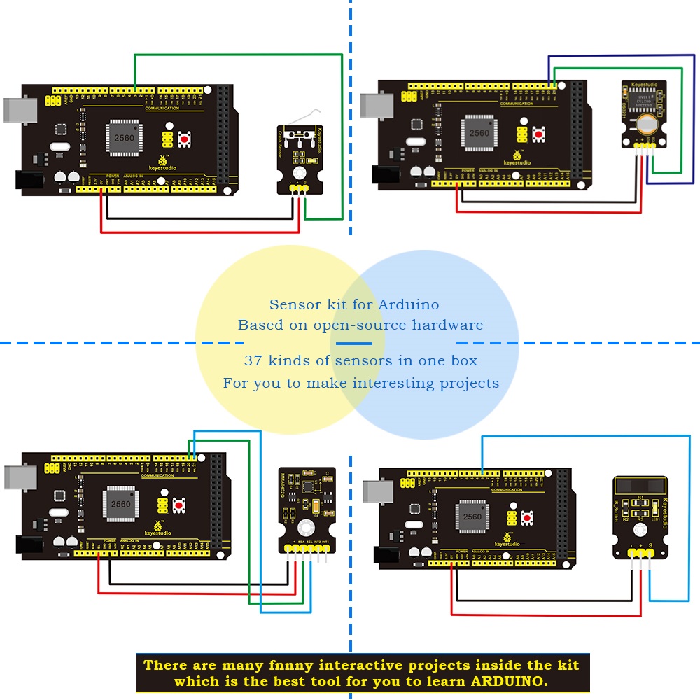 Keyestudio Kit Starter Sensor  - Smart Home Keyestudio ulasan dan harga
