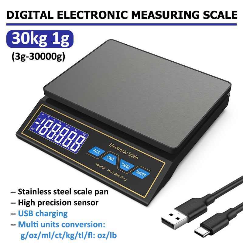Timbangan Dapur Digital LCD 30 - Smart Home Utensils ulasan dan harga