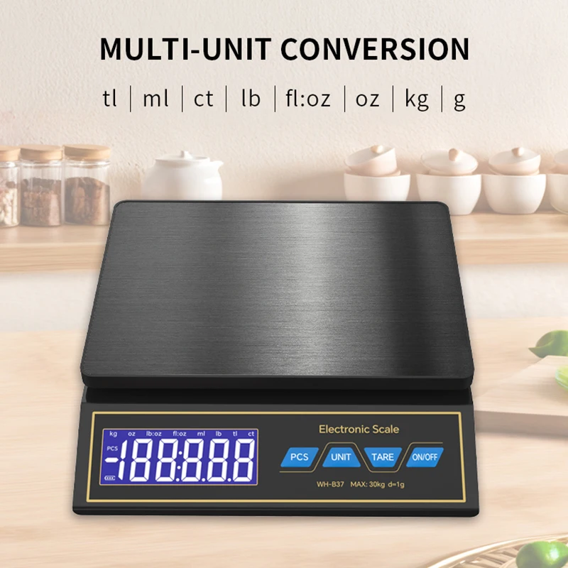 Timbangan Dapur Digital LCD 30 - Smart Home Utensils ulasan dan harga