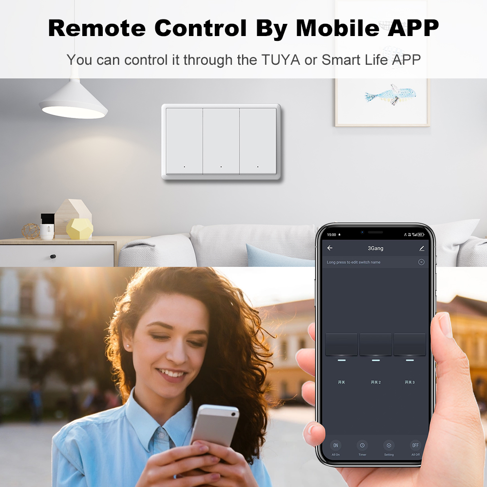 MANHOT ZigBee3.0 Smart Switch  - Smart Home Ikea ulasan dan harga