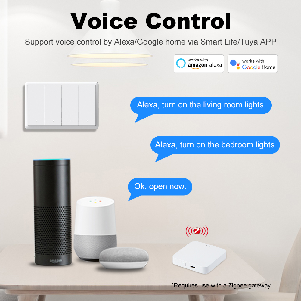 MANHOT ZigBee3.0 Smart Switch  - Smart Home Ikea ulasan dan harga